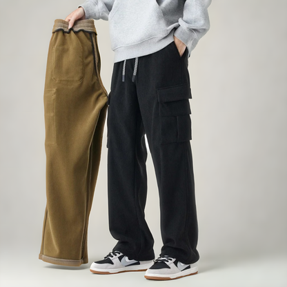 Men's Cargo Trousers - Black