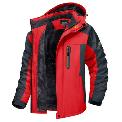 Men's Padded Winter Outdoor Jacket - Green