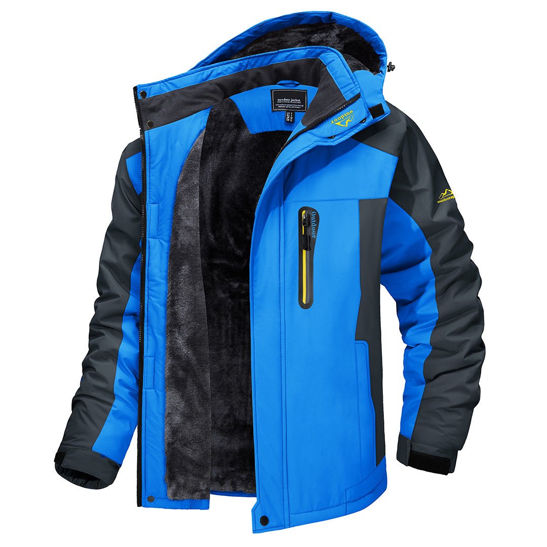 Men's Padded Winter Outdoor Jacket - Green